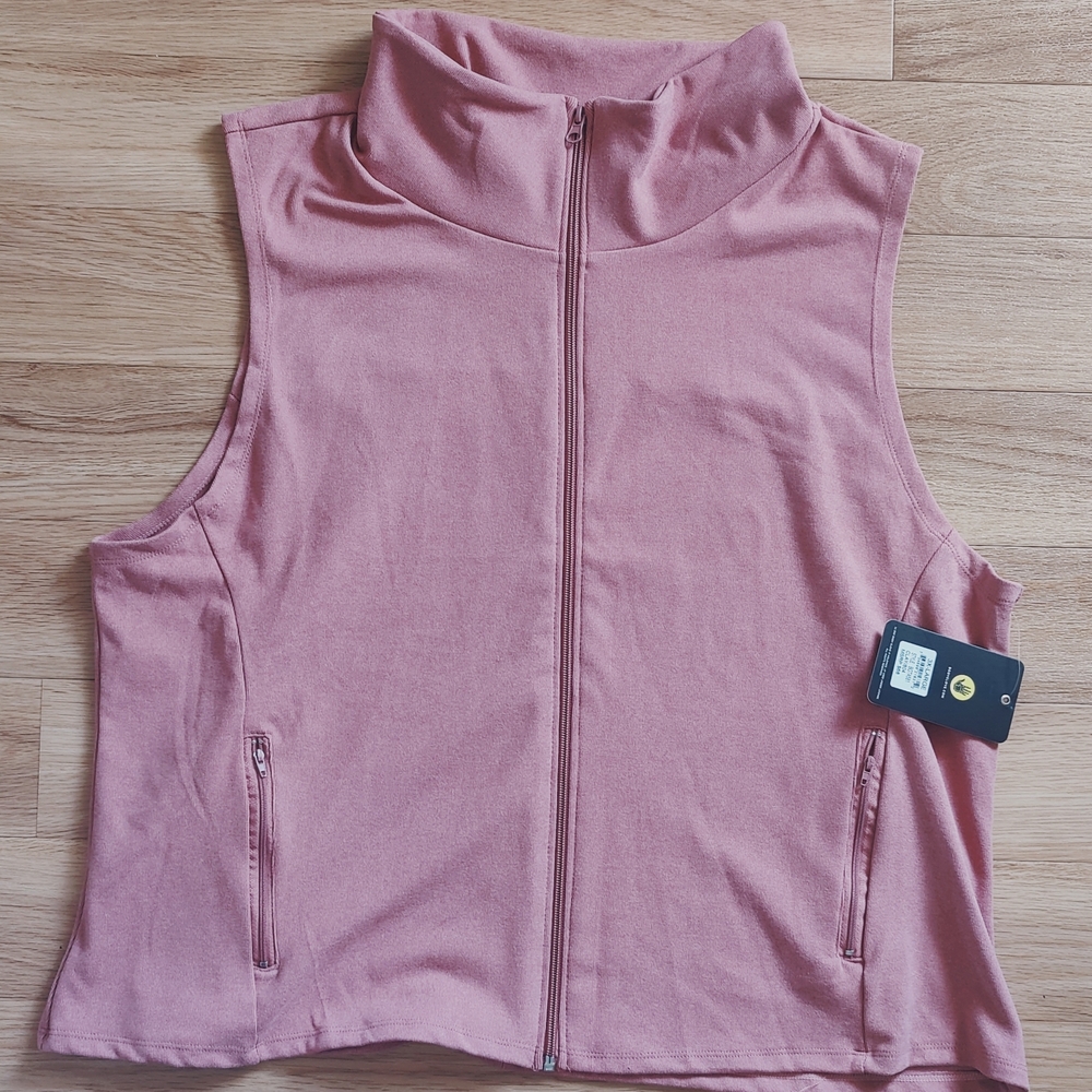 Bodyglove Women's Plus Pink Sleeveless Vest Sz 3x NWT